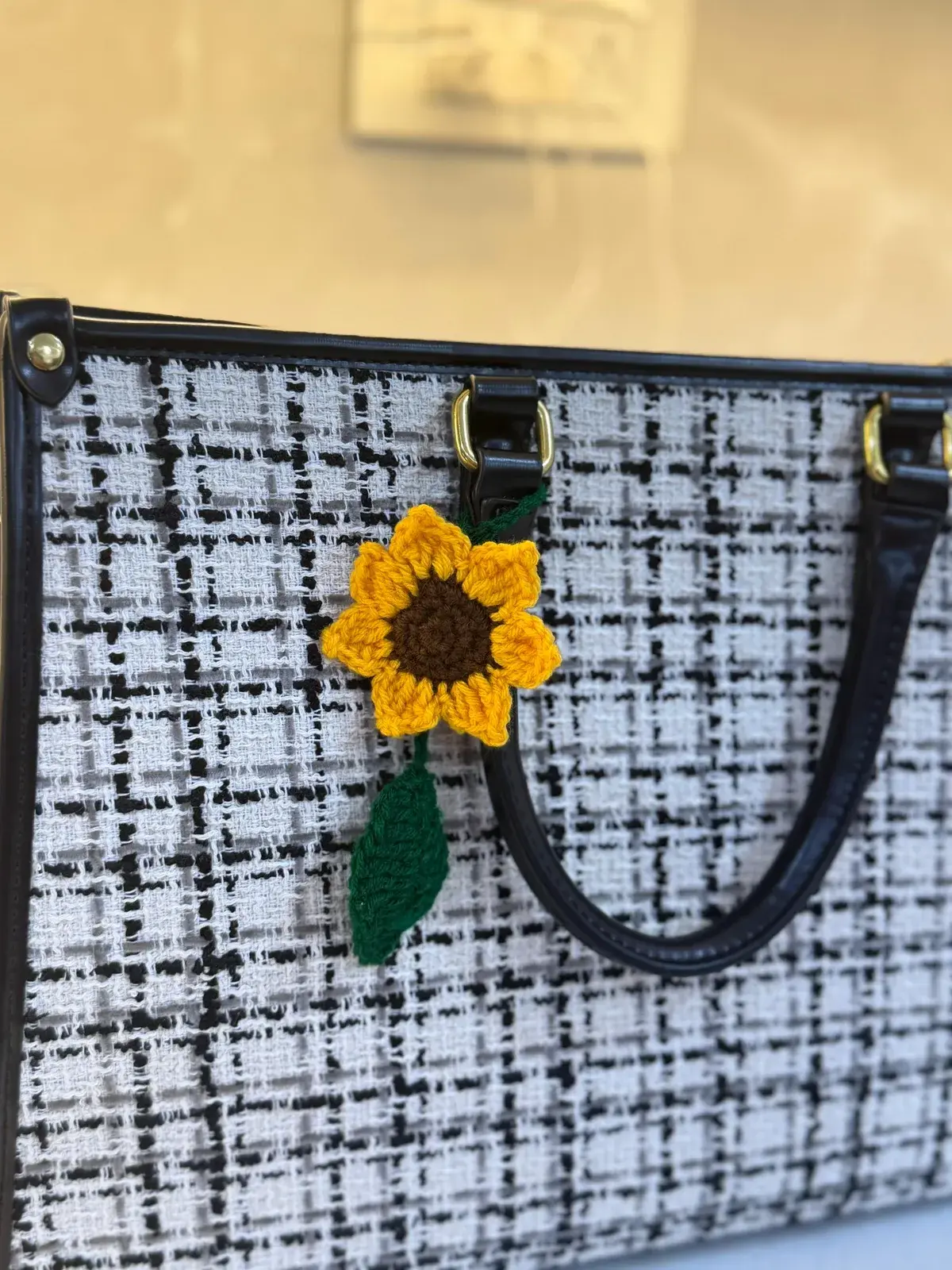 Sunflower Bag Charm