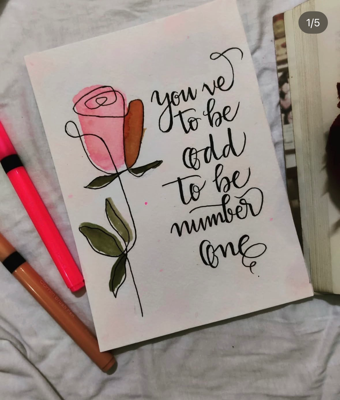 Be Unapologetically You | Calligraphy art | Frame for wall decor